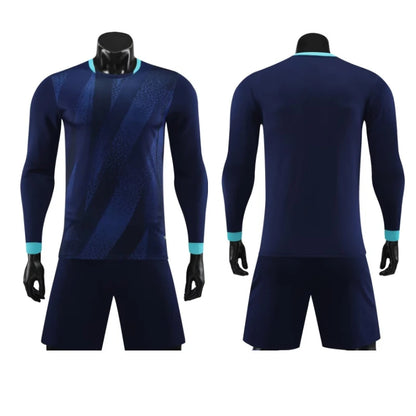 Goalkeeper Football Jersey Suit for Kids Adults Personalized Custom Boys Girls Men's Womens Print Long Sleeve Soccer Uniforms - The Clothing Company Sydney