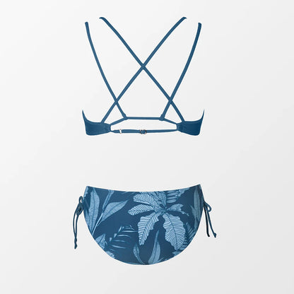 2 Piece Mid Waist Swimsuit Bikini Set The Clothing Company Sydney
