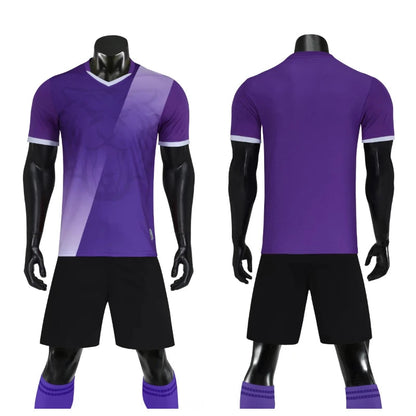 Men's Women's Kids Football Jersey Shorts Set Custom Soccer Uniform Outfit Kids School Team Training Kit The Clothing Company Sydney