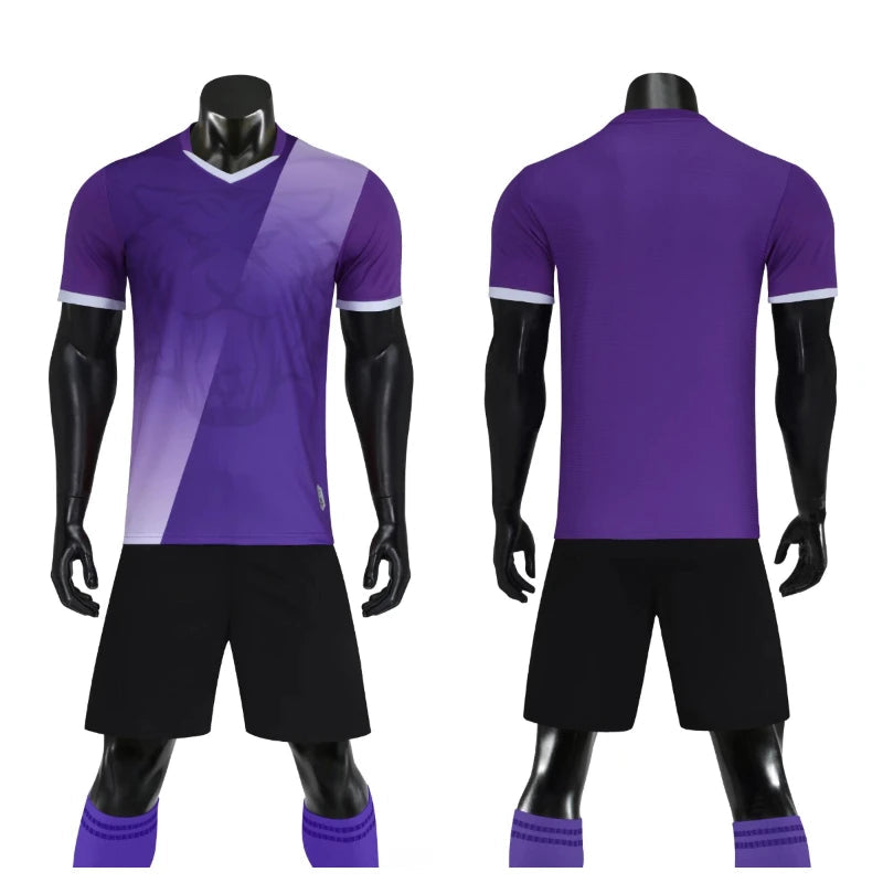 Men's Women's Kids Football Jersey Shorts Set Custom Soccer Uniform Outfit Kids School Team Training Kit The Clothing Company Sydney
