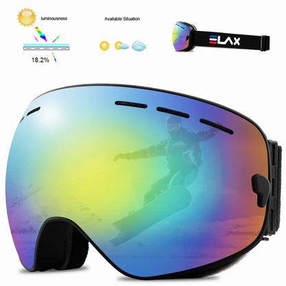 Double Layers Anti-Fog Snow Ski Goggles The Clothing Company Sydney
