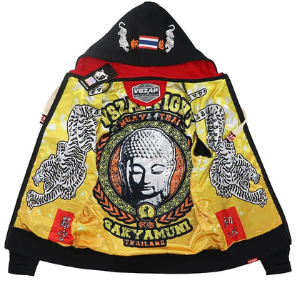 MMA Hoodie Muay Thai Tiger Fighting Hoodies Fleece Jacket Men Sweatshirts Running Gym Boxing Martial Art Coat Hooded Top The Clothing Company Sydney