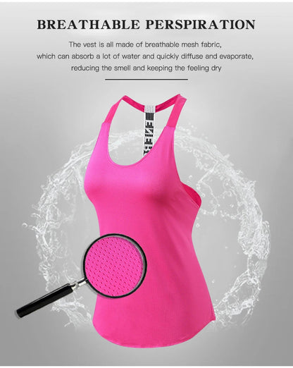 Women Gym Tops Black Sleeveless Yoga Fitness Shirt Gym Vest Running workout Sports Backless Singlet Top The Clothing Company Sydney