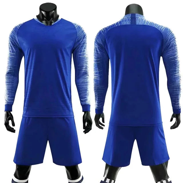 Mens Womens Kids Long Sleeve Soccer Jersey Set Custom Football Jerseys Uniform Team Kit blank Football Set The Clothing Company Sydney