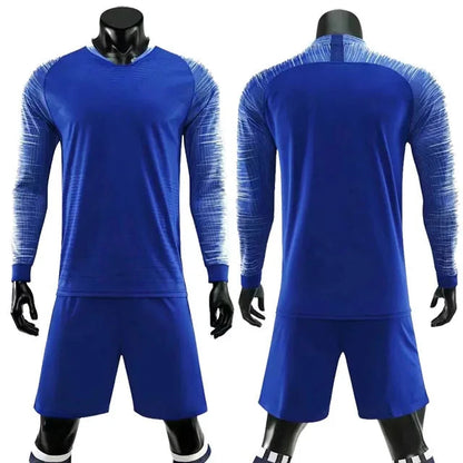 Mens Womens Kids Long Sleeve Soccer Jersey Set Custom Football Jerseys Uniform Team Kit blank Football Set The Clothing Company Sydney