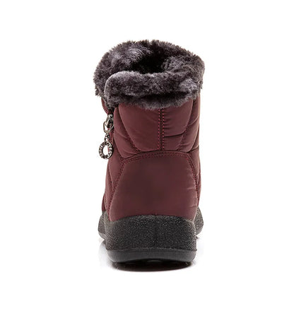 Women's Thick Plush Snow Boots Winter Waterproof Non-slip Platform Ankle Boots Women Warm Cotton Padded Shoes The Clothing Company Sydney