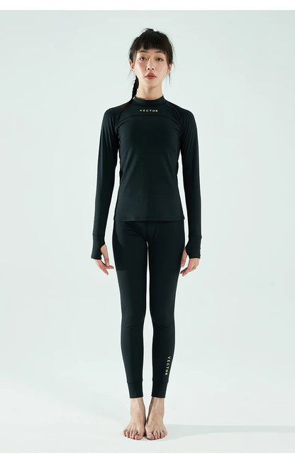 Womens 2 Piece Ultra Soft Winter Ski Quick Dry Base Layering Set Microfiber Fleece Thermal Underwear Plus Pants Set - The Clothing Company Sydney