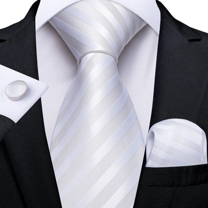 Gray Paisley Silk Tie Set – Men’s Wedding Tie, Pocket Square & Cufflinks The Clothing Company Sydney