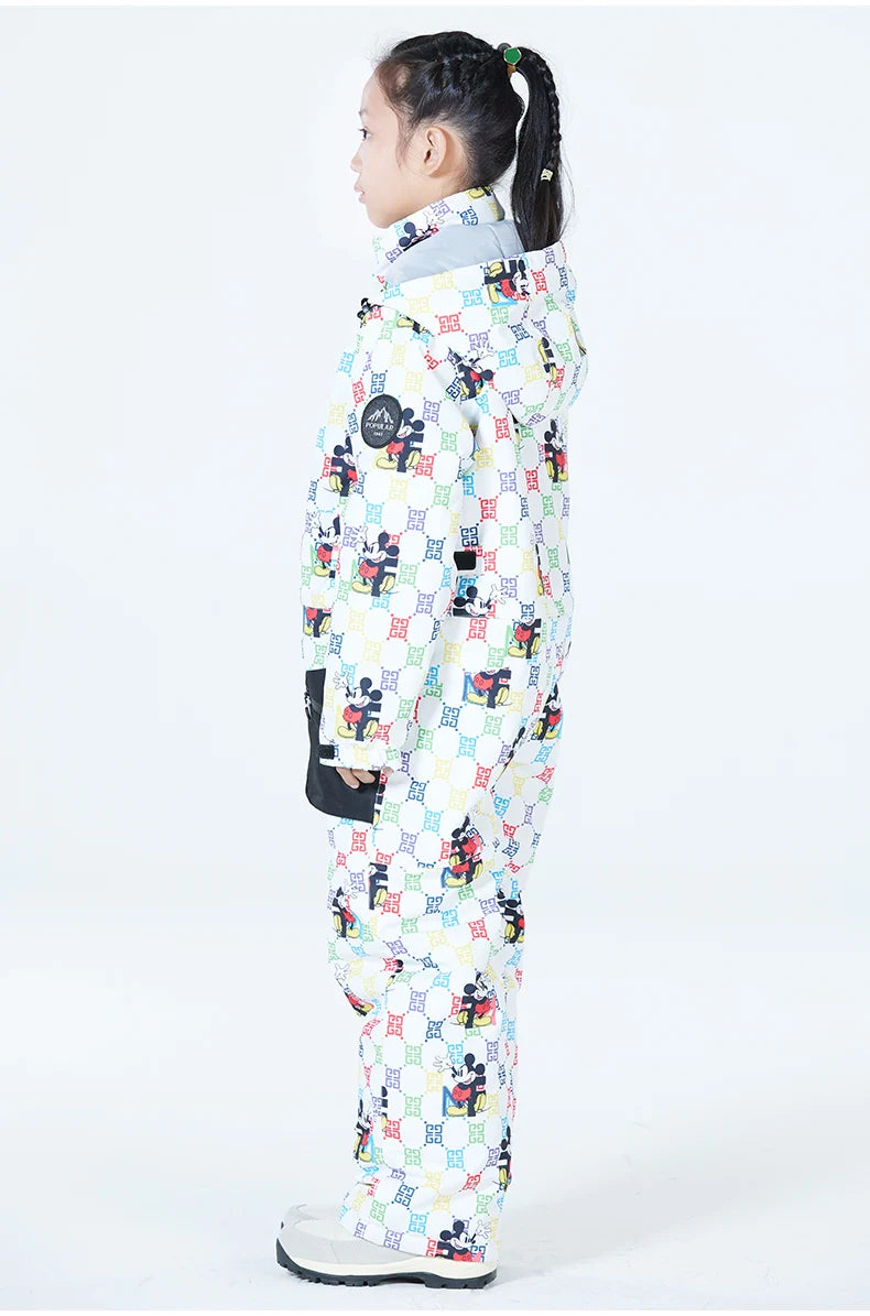 Children's Jumpsuit Ski Wear Snow Suit Snowboarding Clothing Windproof Waterproof Winter Outdoor Costumes For Boy's and Girl's The Clothing Company Sydney