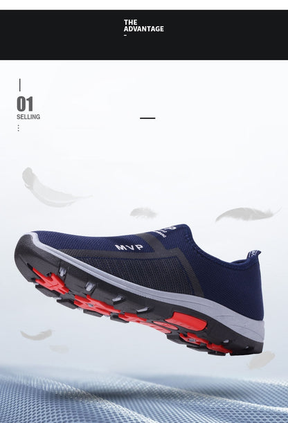 Summer Mesh Men's Shoes Lightweight Sneakers Men Fashion Casual Walking Shoes Breathable Slip on Mens Loafers The Clothing Company Sydney