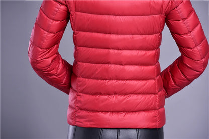 Women's Spring Jacket Fashion Short Ultra Lightweight Packable Puffer Coats Down Warm Slim Fit Parkas - The Clothing Company Sydney