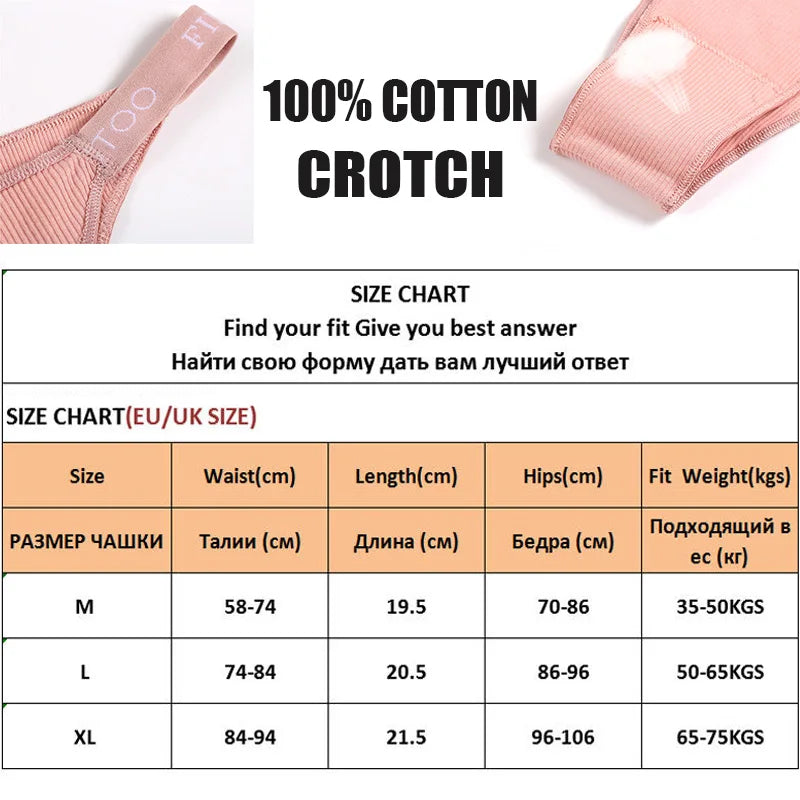 3 Women Cotton Panties Briefs Underpants Female  Thongs Women's T-Back Intimate Lingerie Underwear The Clothing Company Sydney