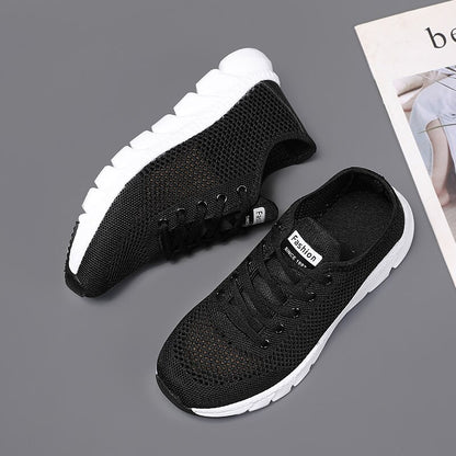 Mesh Women's Sneakers Breathable Flat Shoes Women Lightweight Sports Shoes Non-slip Running Footwear Casual Shoes The Clothing Company Sydney