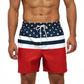 Summer Mens Swim Shorts Beach Quick Dry Printing Swimsuit Plus Size Mesh Liner Surfing Gym Board Shorts