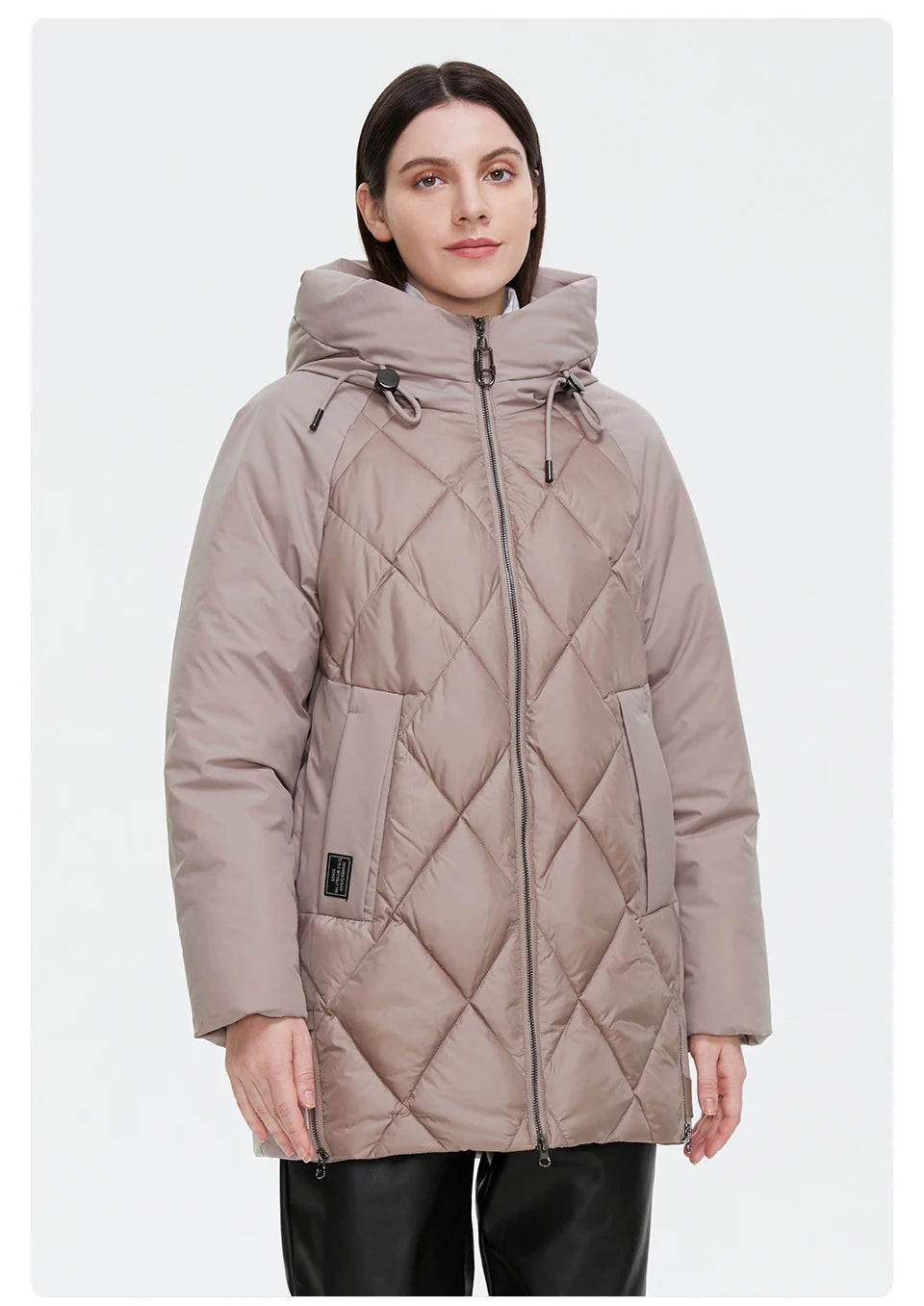 Winter Jacket Women's Collection Warm Jacket Mid-length Coats Parka - The Clothing Company Sydney