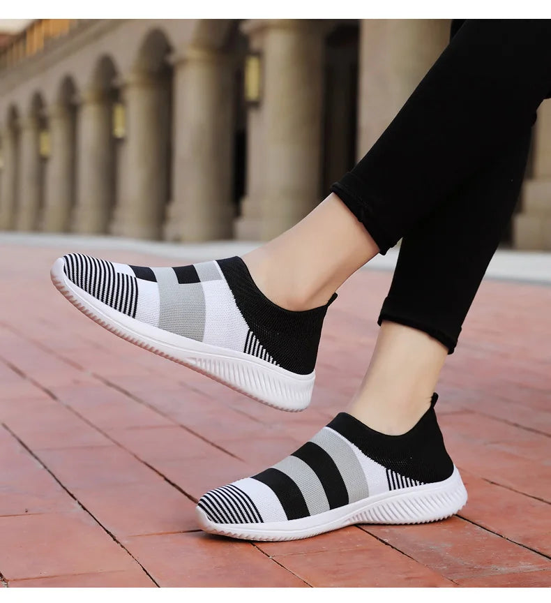 Women's Casual Knitted Sneakers The Clothing Company Sydney