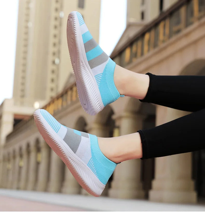 Women's Casual Knitted Sneakers The Clothing Company Sydney