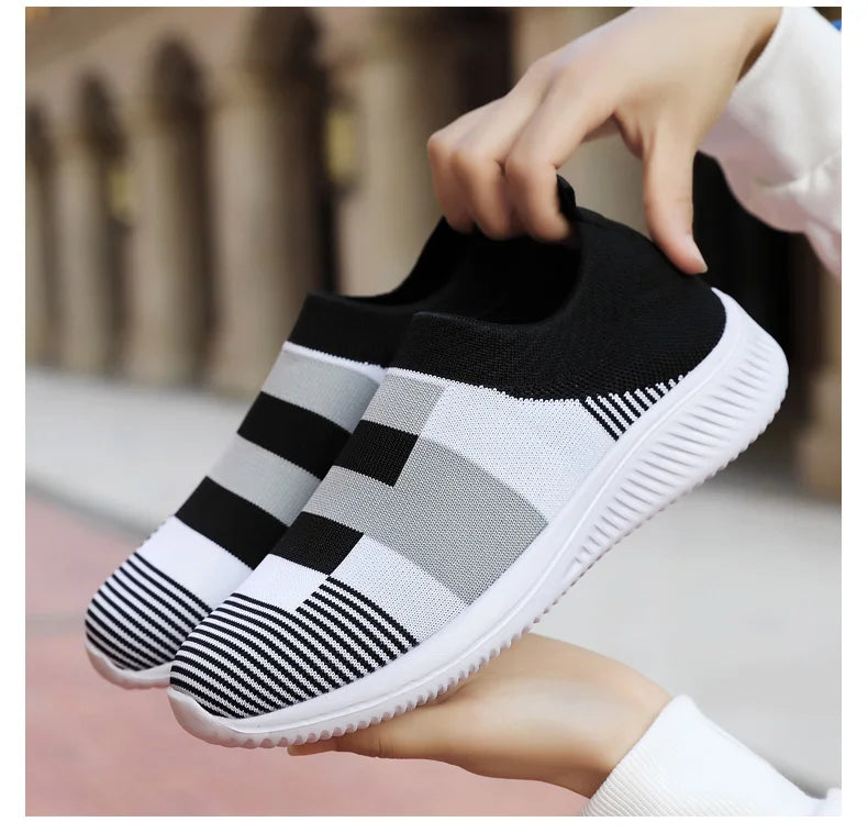 Women's Casual Knitted Sneakers The Clothing Company Sydney