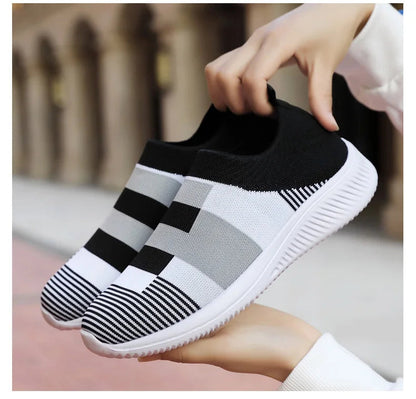 Women's Casual Knitted Sneakers The Clothing Company Sydney