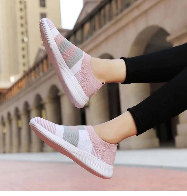 Women's Casual Knitted Sneakers The Clothing Company Sydney