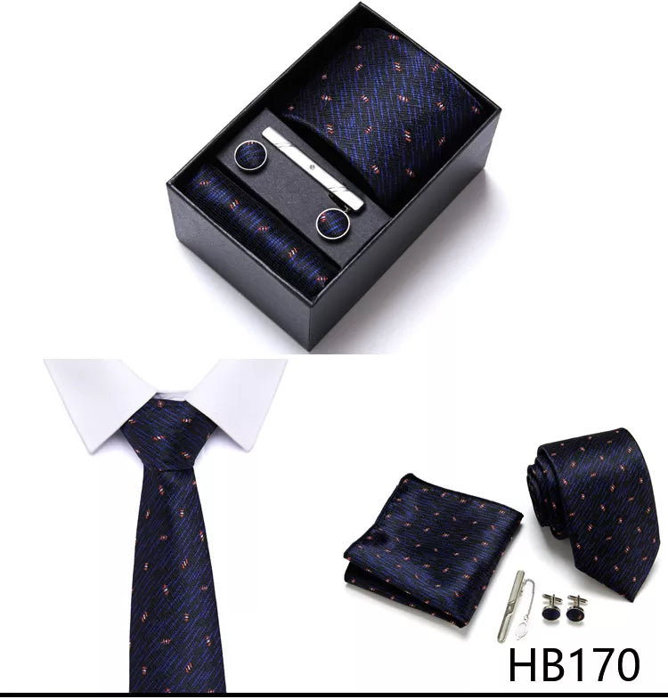 7.5 cm Business Ties Hanky Cufflink Set Tie Clips Green Necktie Corbatas For Men Wedding In Gift Box The Clothing Company Sydney