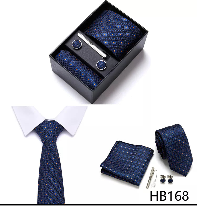 7.5 cm Business Ties Hanky Cufflink Set Tie Clips Green Necktie Corbatas For Men Wedding In Gift Box The Clothing Company Sydney
