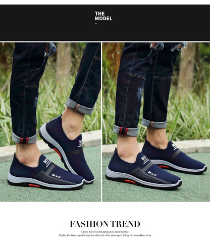 Summer Mesh Men's Shoes Lightweight Sneakers Men Fashion Casual Walking Shoes Breathable Slip on Mens Loafers The Clothing Company Sydney