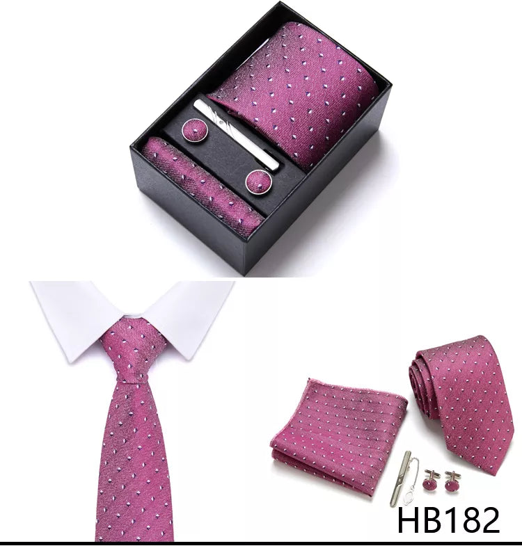 7.5 cm Business Ties Hanky Cufflink Set Tie Clips Green Necktie Corbatas For Men Wedding In Gift Box The Clothing Company Sydney