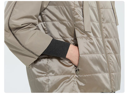 Women's Autumn coat Outwear trend Jacket Short Parkas Padded casual Warm Plus size Jacket - The Clothing Company Sydney