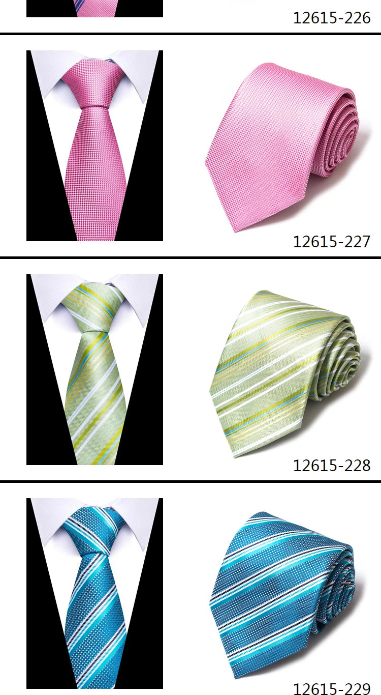 Men's Woven 8 cm Necktie Wedding Accessories Party Office Wear The Clothing Company Sydney