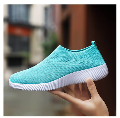 Women's Vulcanized Shoes High Quality Women Sneakers Slip On Flats Shoes Women Loafers Walking Flats The Clothing Company Sydney