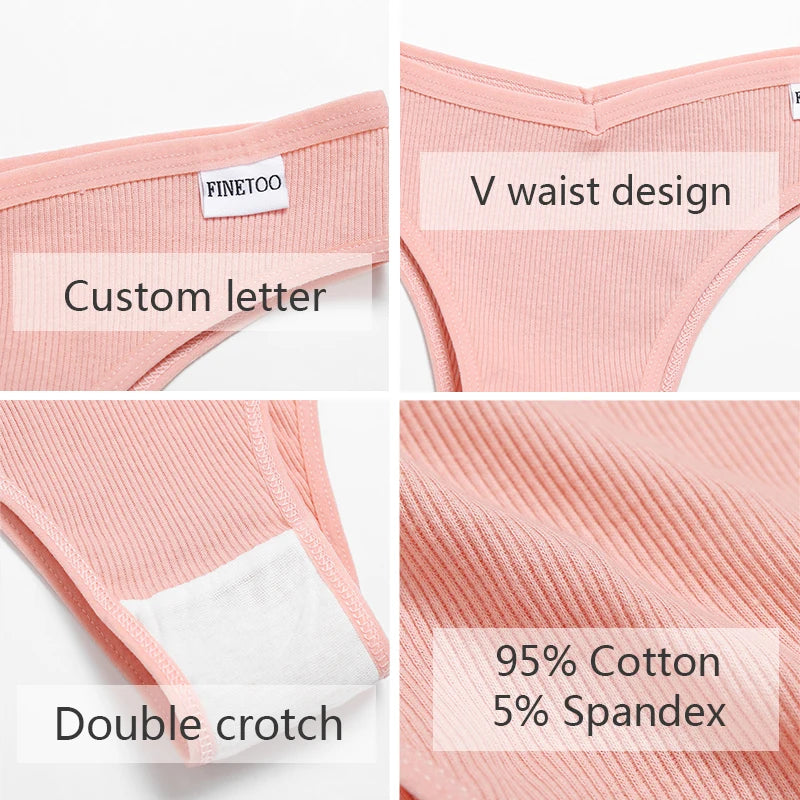 3 Pack Cotton Women's Panties Low Rise Female Seamless Underwear Breathable Underpants Intimates Lingerie The Clothing Company Sydney