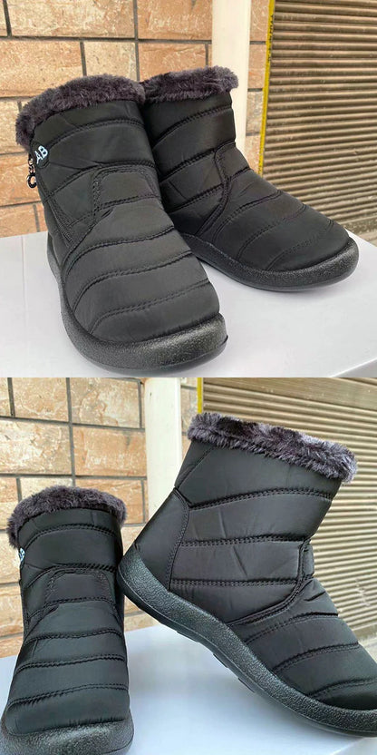 Women's Thick Plush Snow Boots Winter Waterproof Non-slip Platform Ankle Boots Women Warm Cotton Padded Shoes The Clothing Company Sydney