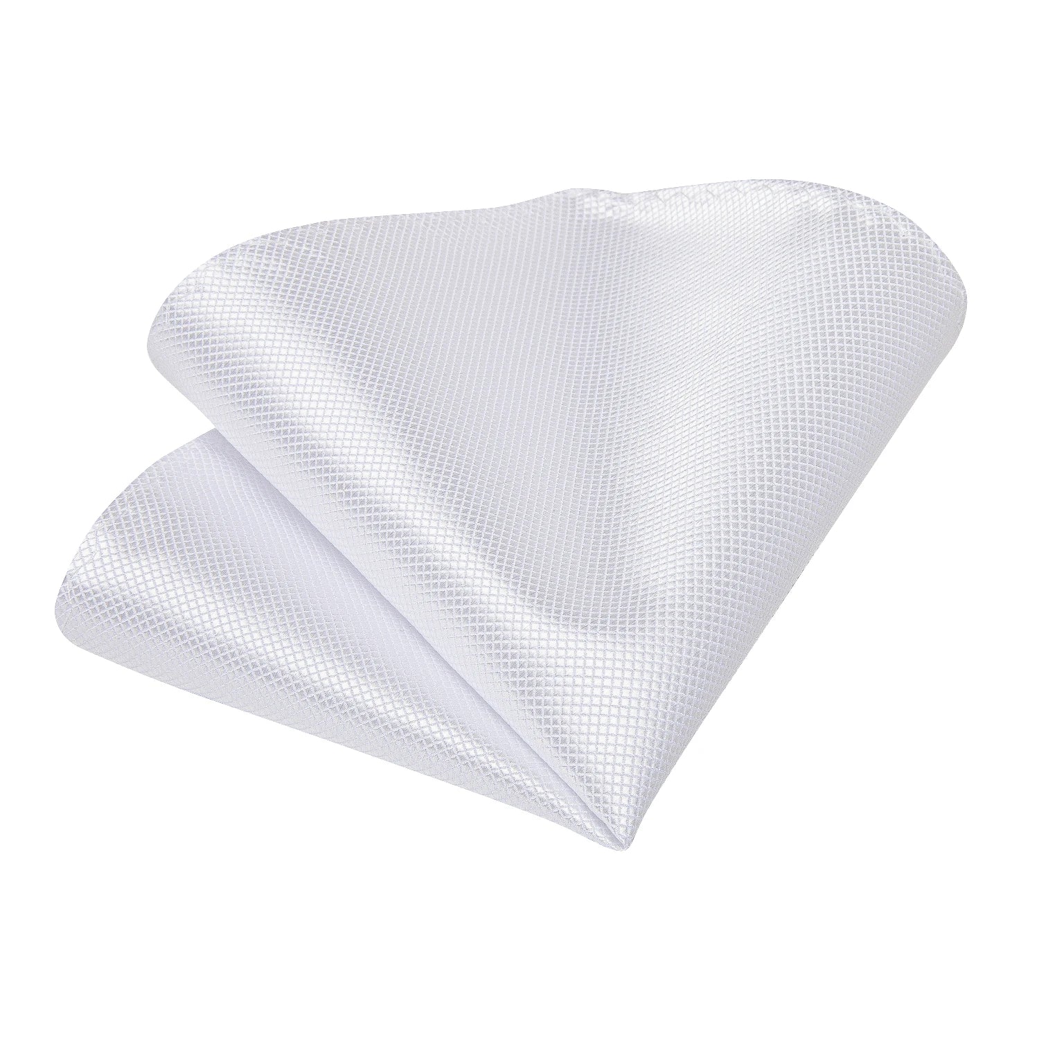 8cm Men Silk Tie White Solid Necktie Formal Wedding Party Ties Cufflinks Hanky Flower Brooch Gift Set - The Clothing Company Sydney