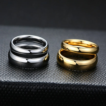Anti Scratch Tungsten Wedding Rings for Women Men Simple Classic Wedding Bands for Couples Basic Jewelry - The Clothing Company Sydney