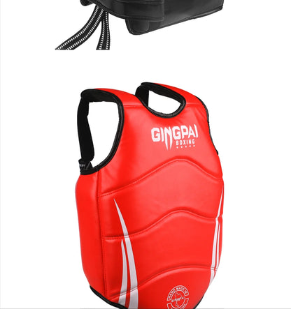 Boxing Chest Guard MMA Martial Arts Rib Shield Armour Adults Kids Body Protector Kickboxing Training Uniform Muay Thai Fight Gear - The Clothing Company Sydney