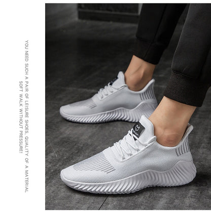 Fashion Sneakers Men's Classic Male Casual Shoes Breathable Mesh Gym Training Athletic Outdoor Shoes Lace Up Sneakers The Clothing Company Sydney