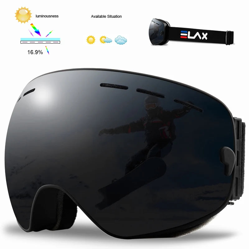 Double Layers Anti-Fog Snow Ski Goggles The Clothing Company Sydney