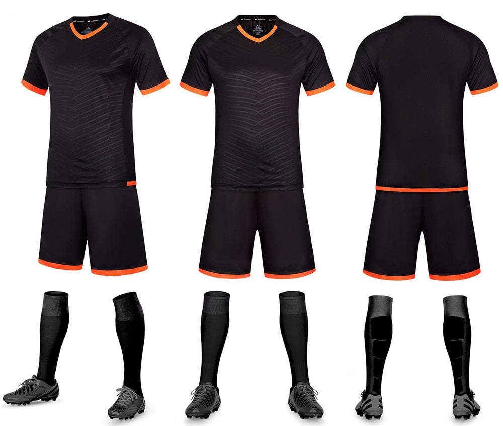 Children Adult Football Jerseys Boys and girls Soccer Clothes Sets youth soccer sets training jersey suit with socks and Shin guards The Clothing Company Sydney