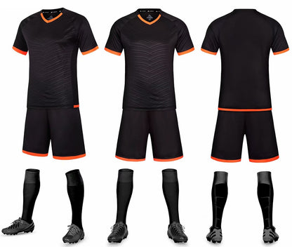 Children Adult Football Jerseys Boys and girls Soccer Clothes Sets youth soccer sets training jersey suit with socks and Shin guards The Clothing Company Sydney