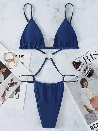 Extreme Mini Micro String Women Swimwear One Piece Swimsuit Female Cross Backless Monokini High Cut Bathing Suit The Clothing Company Sydney