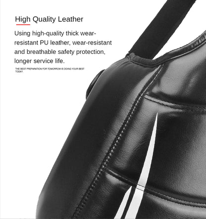Boxing Chest Guard MMA Martial Arts Rib Shield Armour Adults Kids Body Protector Kickboxing Training Uniform Muay Thai Fight Gear - The Clothing Company Sydney