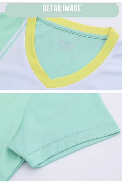 Gym Running Sets Women Summer Badminton Volleyball Tennis Football Workout Jogging Suits Quick Dry Training Team Shirts Shorts Set The Clothing Company Sydney