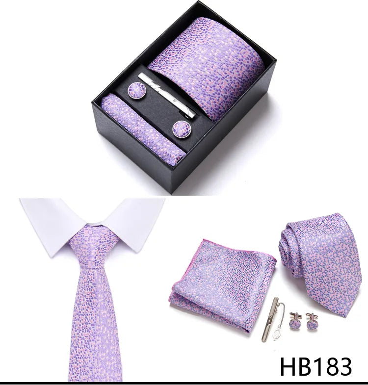 7.5 cm Business Ties Hanky Cufflink Set Tie Clips Green Necktie Corbatas For Men Wedding In Gift Box The Clothing Company Sydney