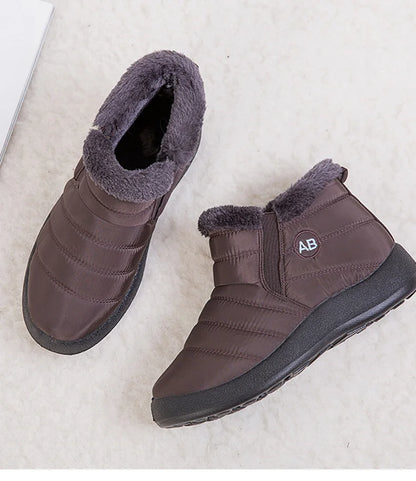 Women's Thick Plush Snow Boots Winter Waterproof Non-slip Platform Ankle Boots Women Warm Cotton Padded Shoes The Clothing Company Sydney