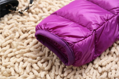 Women Puffer Jacket Plus Spring Autumn Female Ultra Lightweight Packable Hooded Down Coats - The Clothing Company Sydney