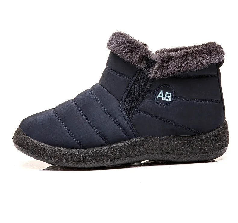 Women's Thick Plush Snow Boots Winter Waterproof Non-slip Platform Ankle Boots Women Warm Cotton Padded Shoes The Clothing Company Sydney