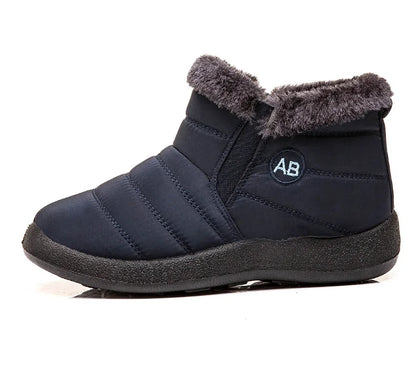 Women's Thick Plush Snow Boots Winter Waterproof Non-slip Platform Ankle Boots Women Warm Cotton Padded Shoes The Clothing Company Sydney