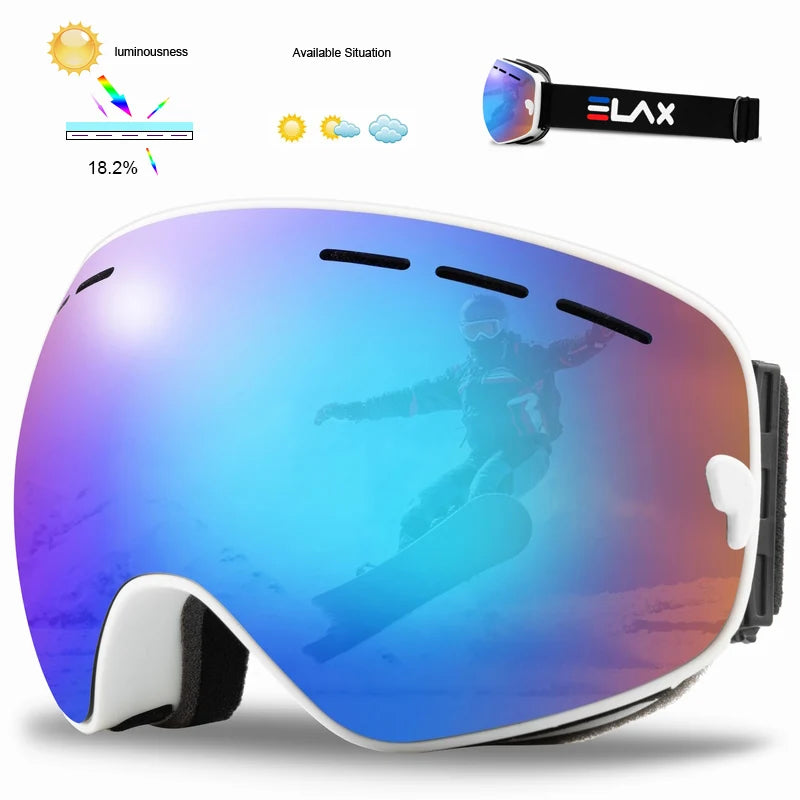 Double Layers Anti-Fog Snow Ski Goggles The Clothing Company Sydney