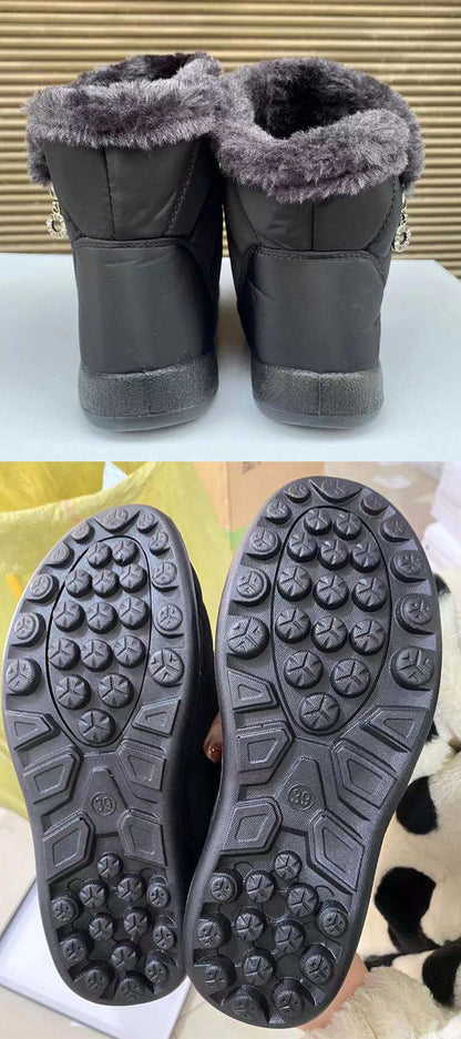 Women's Thick Plush Snow Boots Winter Waterproof Non-slip Platform Ankle Boots Women Warm Cotton Padded Shoes The Clothing Company Sydney